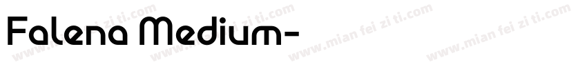 Falena Medium字体转换